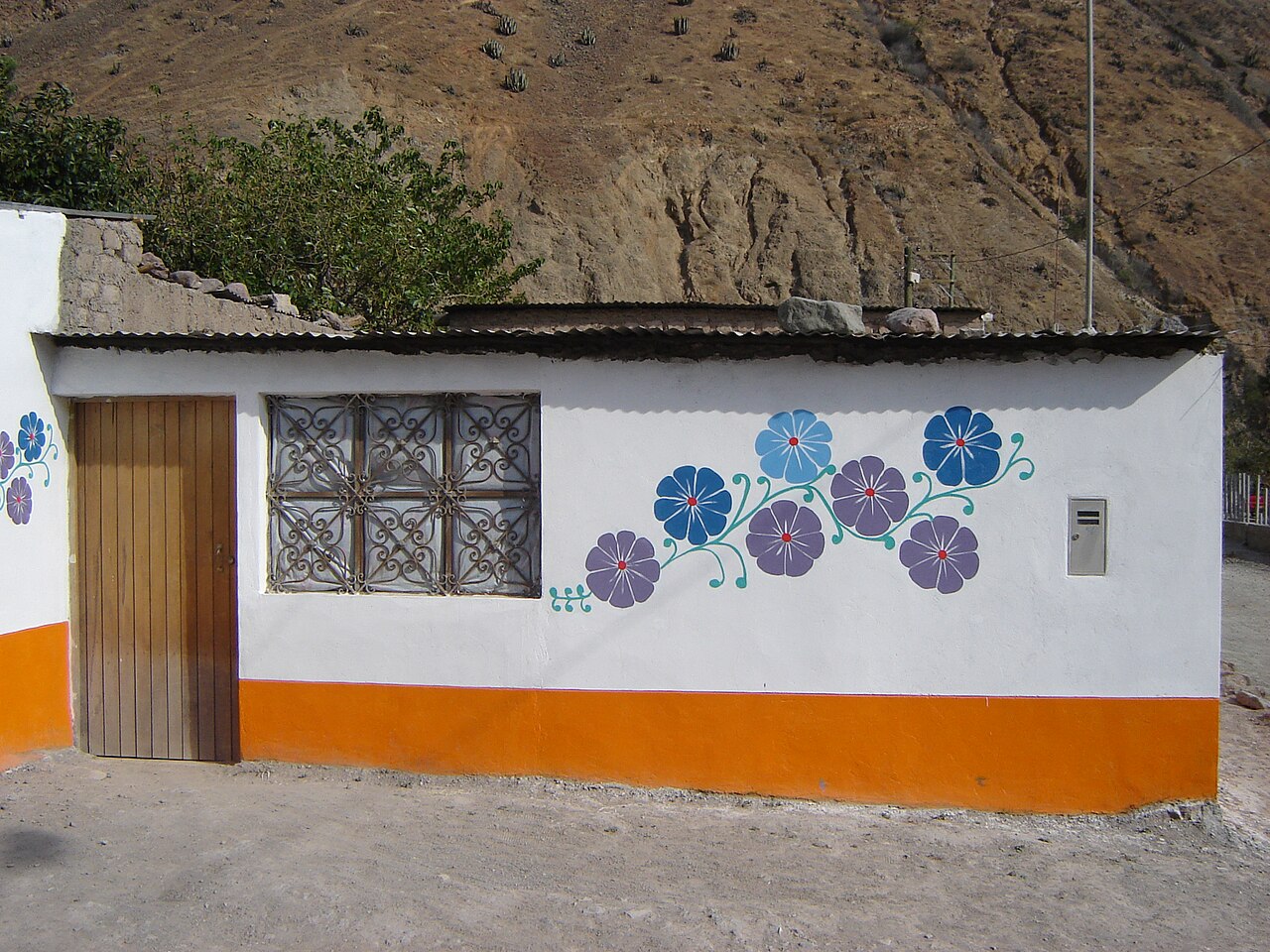 Typical house in Antioquía, Perú