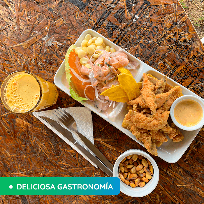 Gastronomía de la ruta de Churín — alimentación adicional